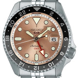 Buy Shop Seiko 5 Sports GMT Thong Sia Limited Edition Brown Dial Silver Steel Strap Watch for Men - SSK043K1 USA Online