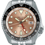 Buy Shop Seiko 5 Sports GMT Thong Sia Limited Edition Brown Dial Silver Steel Strap Watch for Men - SSK043K1 USA Online