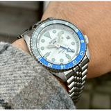 Buy Shop Seiko 5 Sports SKX GMT Automatic Sky Blue Dial Silver Steel Strap Watch For Men - SSK033K1 USA Online
