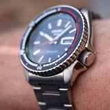 Buy Shop Seiko 5 Sports SKX Series Regatta Timer Retro Blue Dial Silver Steel Strap Watch For Men - SRPK13K1 USA Online