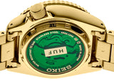 Buy Shop Seiko 5 Sports HUF Limited Edition Green Dial Gold Steel Strap Watch For Men - SRPJ20 USA Online