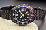 Buy Shop Seiko Automatic SKX GMT Yuto Horigome Limited Edition Black Dial Black Steel Strap Watch For Men - SSK027K1 USA Online
