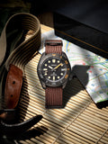 Buy Shop Seiko Prospex Black Series 1965 Limited Edition Black Dial Brown NATO Strap Watch For Men - SPB253J1 USA Online