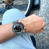 Buy Shop Seiko 5 Sports SKX Series Regatta Timer Retro Blue Dial Silver Steel Strap Watch For Men - SRPK13K1 USA Online