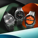 Buy Shop Seiko 5 Sports Special Edition Silver Dial Silver Steel Strap Watch For Men - SRPK09K1 USA Online