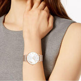 Buy Shop Coach Perry White Rose Gold Mesh Bracelet Watch for Women - 14503126 USA Online
