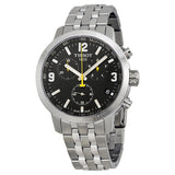 Buy Shop Tissot PRC 200 Chronograph Black Dial Stainless Steel Watch For Men - T0554171105700 USA Online