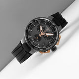Buy Shop Tissot T Race Cycling Chronograph Black Dial Black Rubber Strap Watch For Men - T111.417.37.441.07 USA Online