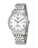 Buy Shop Tissot Le Locle Powermatic 80 Silver Dal Silver Steel Strap Watch For Men - T006.407.11.033.00 USA Online