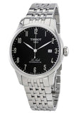 Buy Shop Tissot Le Locle Powermatic 80 Black Dial Silver Steel Strap Watch For Men - T006.407.11.052.00 USA Online