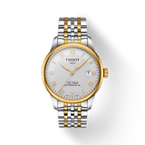 Buy Shop Tissot Le Locle Powermatic 80 Silver Dial Two Tone Steel Strap Watch For Men - T006.407.22.033.01 USA Online