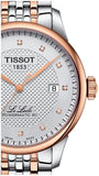 Buy Shop Tissot Le Locle Powermatic 80 Silver Dial Two Tone Steel Strap Watch For Men - T006.407.22.036.01 USA Online