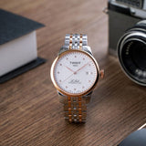 Buy Shop Tissot Le Locle Powermatic 80 Silver Dial Two Tone Steel Strap Watch For Men - T006.407.22.036.01 USA Online