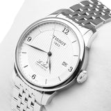 Buy Shop Tissot Le Locle Automatic Cosc White Dial Silver Steel Strap Watch For Men - T006.408.11.037.00 USA Online