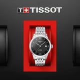 Buy Shop Tissot Le Locle Automatic Black Dial Silver Steel Strap Watch For Men - T006.408.11.057.00 USA Online