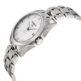Buy Shop Tissot T Trend Couturier White Dial Silver Steel Strap Watch For Women - T035.210.11.011.00 USA Online