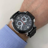 Buy Shop Tissot T Race Chronograph Black Dial Black Rubber Strap Watch for Men - T048.417.27.057.00 USA Online