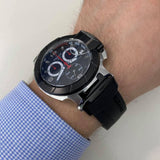 Buy Shop Tissot T Race Chronograph Black Dial Black Rubber Strap Watch for Men - T048.417.27.057.00 USA Online