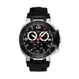 Buy Shop Tissot T Race Chronograph Black Dial Black Rubber Strap Watch for Men - T048.417.27.057.00 USA Online
