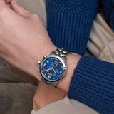 Buy Shop Tissot PRC 200 Chronograph Blue Dial Silver Steel Strap Watch For Men - T055.417.11.047.00 USA Online