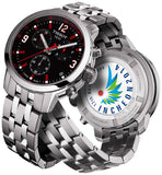 Buy Shop Tissot PRC 200 Asian Games Special Edition Black Dial Silver Steel Strap Watch For Men - T055.417.11.057.01 USA Online