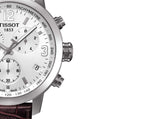 Buy Shop Tissot PRC 200 Chronograph White Dial Watch For Men - T055.417.16.017.01 USA Online