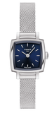 Buy Shop Tissot Lovely Square Blue Dial Silver Mesh Bracelet Watch For Women - T058.109.11.041.00 USA Online
