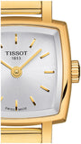 Buy Shop Tissot Lovely Square Silver Dial Gold Mesh Bracelet Watch For Women - T058.109.33.031.00 USA Online