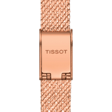 Buy Shop Tissot Lovely Square Lady Quartz Rose Gold Dial Rose Gold Mesh Bracelet Watch For Women - T058.109.33.456.00 USA Online