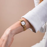 Buy Shop Tissot Lovely Square Lady Quartz Rose Gold Dial Rose Gold Mesh Bracelet Watch For Women - T058.109.33.456.00 USA Online