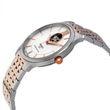 Buy Shop Tissot Tradition Powermatic 80 Open Heart Silver Dial Two Tone Steel Strap Watch For Men - T063.907.22.038.01 USA Online