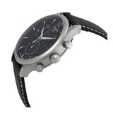 Buy Shop Tissot Tradition Chronograph Black Dial Black Leather Strap Watch For Men - T0636171605700 USA Online