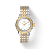 Buy Shop Tissot Carson Steel Lady White Dial Quartz Watch For Women - T085.210.22.011.00 USA Online