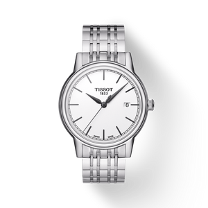 Buy Shop Tissot Carson Steel White Dial Silver Steel Strap Watch For Men - T085.410.11.011.00 USA Online