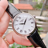 Buy Shop Tissot T Classic Carson White Dial Black Leather Strap Watch for Men - T085.410.16.013.00 USA Online