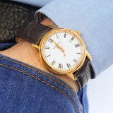 Buy Shop Tissot T Classic Carson White Dial Brown Leather Strap Watch For Men - T085.410.36.013.00 USA Online