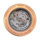 Buy Shop Tissot Carson Automatic White Dial Brown Leather Strap Watch For Women - T085.207.36.011.00 USA Online