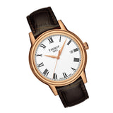 Buy Shop Tissot T Classic Carson White Dial Brown Leather Strap Watch For Men - T085.410.36.013.00 USA Online