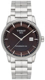 Buy Shop Tissot Luxury Powermatic 80 Brown Dial Silver Steel Strap Watch For Men - T086.407.11.291.00 USA Online