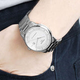 Buy Shop Tissot Luxury Powermatic 80 Silver Dial Silver Steel Strap Watch For Men - T086.407.11.031.00 USA Online