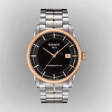 Buy Shop Tissot Luxury Powermatic 80 Black Dial Silver Steel Strap Watch For Men - T086.407.22.051.00 USA Online