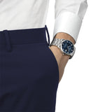 Buy Shop Tissot Luxury Powermatic 80 Blue Dial Silver Steel Strap Watch For Men - T086.407.11.041.00 USA Online