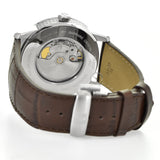Buy Shop Tissot Luxury Powermatic 80 Silver Dial Brown Leather Strap Watch For Men - T086.407.16.031.00 USA Online