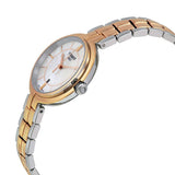 Tissot T Lady Flamingo Lady Mother of Pearl Dial Two Tone Steel Strap Watch For Women - T094.210.22.111.00