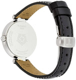 Buy Shop Tissot Flamingo Mother of Pearl White Dial Black Leather Strap Watch For Women - T094.210.26.111.00 USA Online