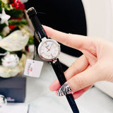 Buy Shop Tissot T Lady Flamingo Mother of Pearl White Dial Black Leather Strap Watch for Women - T094.210.16.111.00 USA Online