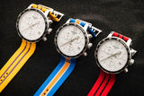 Buy Shop Tissot Quickster Chronograph NBA Miami Heat Edition White Dial Two Tone NATO Strap Watch for Men - T095.417.17.037.08 USA Online