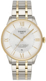Buy Shop Tissot Chemin Des Tourelles Powermatic 80 Cosc Silver Dial Two Tone Steel Strap Watch For Men - T099.408.22.038.00 USA Online