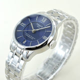Buy Shop Tissot Chemin Des Tourelles Powermatic 80 Lady Blue Dial Silver Steel Strap Watch For Women - T099.207.11.048.00 USA Online