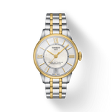 Buy Shop Tissot Chemin Des Tourelles Powermatic 80 Lady Mother of Pearl White Dial Two Tone Steel Strap Watch For Women - T099.207.22.118.00 USA Online